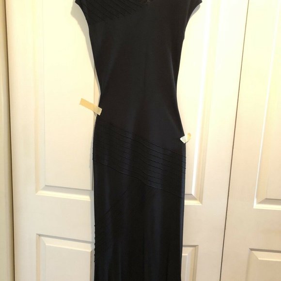 Yigal Azrouel Long Black Sleeveless Evening Gown Dress size 0-2 XS - Picture 4 of 6